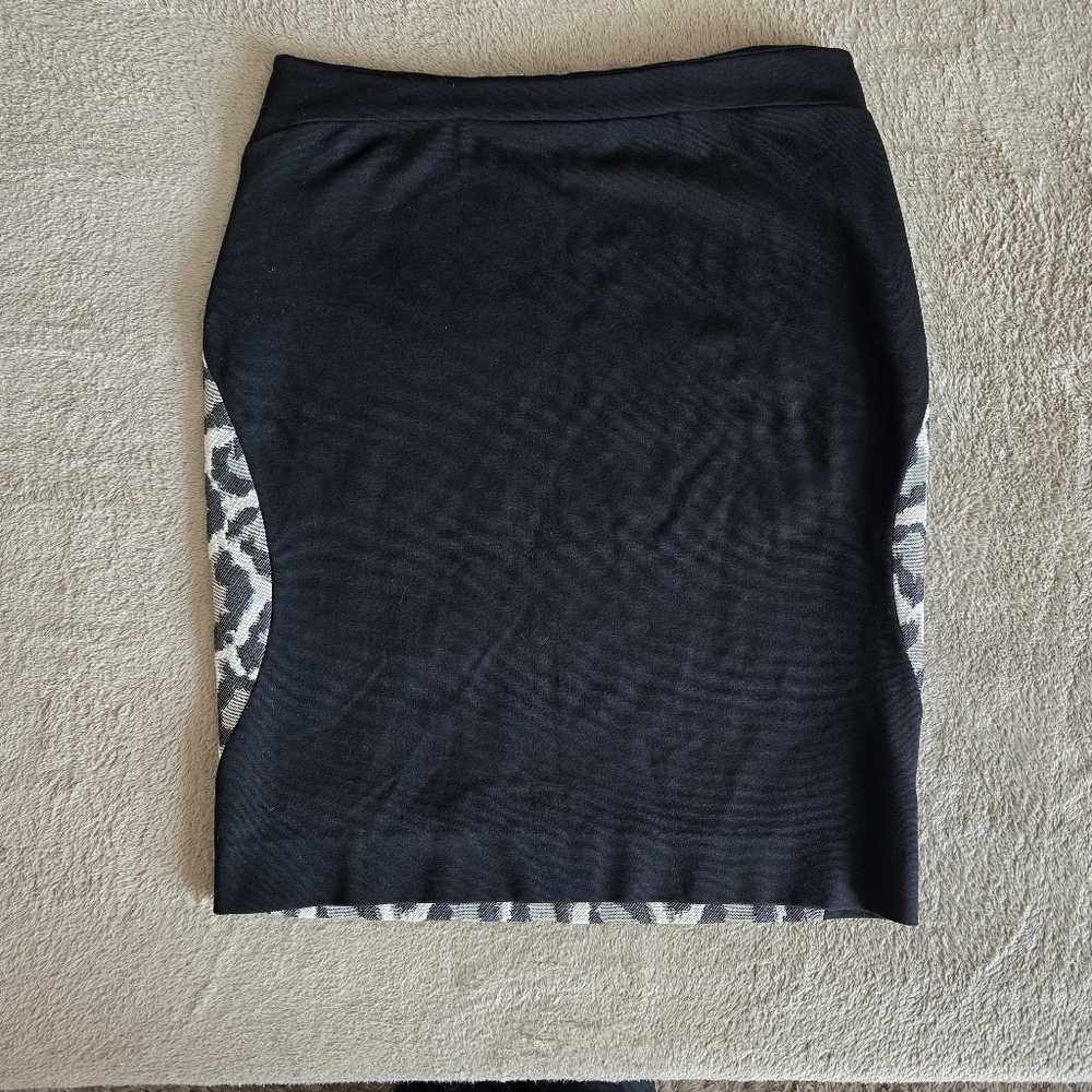 Diane Von Furstenberg Emma Leopard Print Knee Length Pencil Skirt Size 10 - Picture 6 of 12